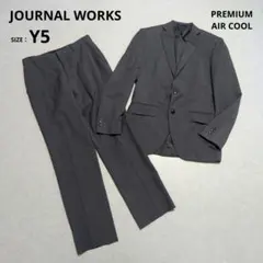 JOURNAL WORKS メンズ ビジネススーツ Y5 グレー AIRCOOL