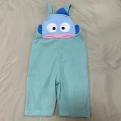 サンリオ ハンギョドン サロペット 100cm 新品 未使用 コーデュロイ素材