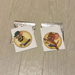 トムとジェリー展 トムジェリ トレーディングクリアステッカー マッスル ジェリー