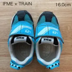 IFME×TRAIN スニーカー JR貨物 コンテナ BLUE 16.0cm