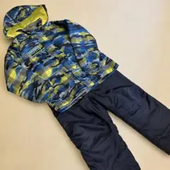 子ども用防水迷彩スキーウェア　120㎝