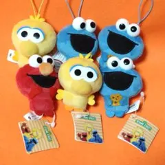 【 セサミストリート 】 かわいい ぷちマスコット ３種６個セット