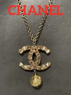 極美品⭐︎ CHANEL シャネル　06P ラインストーン ネックレス ココのサムネイル