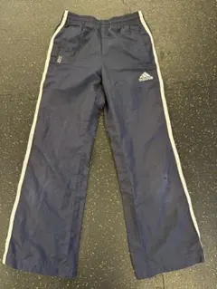 adidas アディダス ジャージ シャカシャカ　ズボン　ネイビー 140cm