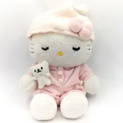 当時物 ハローキティ おやすみドール ぬいぐるみ サンリオ 2002年 レトロ 当時物 ハローキティ おやすみドール ぬいぐるみ サンリオ 2002年