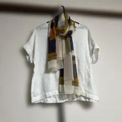 美品✨フレームワーク フレンチリネン ブラウス ロールスリーブプルオーバーのサムネイル