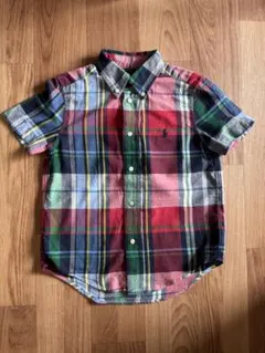【お値下げ！】Ralph Lauren 半袖チェックシャツ サイズ5