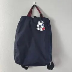 ファミリア ルートート 赤チェック リュック バックパック familiar