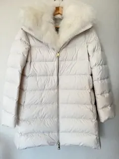 【未使用】Herno ファー付ダウンジャケット サイズ38 ※お値下不可