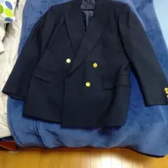 UNIQLO ダブルブレザー 紺ブレ 金ボタン Lサイズ