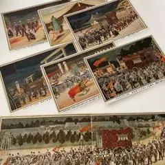 戦前・当時物 大正天皇 大喪儀 絵葉書セット 昭和2年