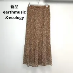 新品earthmusic＆ecolog花柄シフォンスカート#6