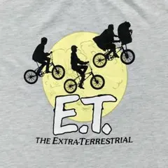 E.T. Tシャツ XL 映画 ムービー ビッグロゴ ビッグサイズ BLK - メルカリ