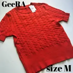 GeeRA ケーブル編みニットトップス M 新品