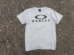 00s OAKLEY オークリー　霜降りプリント ロゴ Tシャツ 短丈 y2kのサムネイル