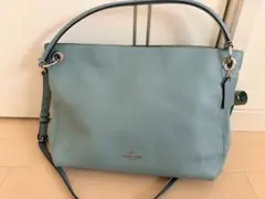 COACH クラークソンホーボー　ミントブルー A4