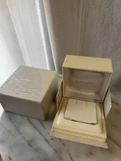 MIKIMOTO ジュエリーケース 空箱2点セット リング用・ピアス用 - メルカリ