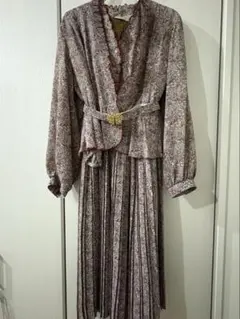 花柄レトロワンピースセット　ビンテージ