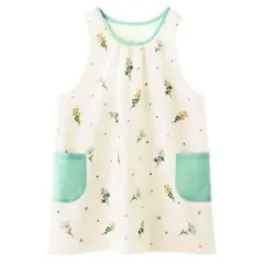 【新品未開封】総柄お花プリントエプロン　学研　すてきな先生　エプロン　保育士