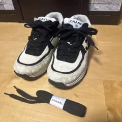 CHANEL スニーカー スエード ccマーク ココマーク モノグラム