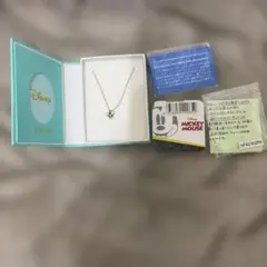 Disney スワロフスキー 24金仕上げ　ミッキーネックレス