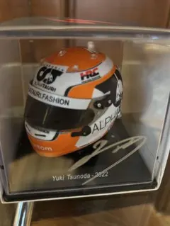 【激レア！】角田裕毅 直筆サイン入り2022年ミニヘルメット Spark F1角田裕毅の桜ヘルメットは「なんて美しい」 日本GP仕様