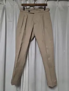 【美品】ベルウィッチ　SCOTCH　コットン　ストレッチ　ベージュ　44