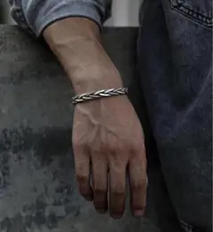 新品 シルバーブレスレット　バングル　夏　男女兼用　インディアン　アフリカン