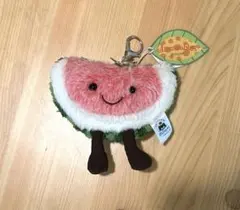 【新品】ジェリーキャット　スイカ　jellycat すいか　キーホルダーのサムネイル