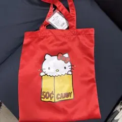 ハローキティ展 トートバッグ 赤