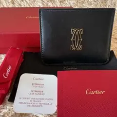 本日のみ！3千引き Cartier 名刺入れ！バーガンディ！（カードポケット