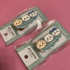 ちいかわ　ハチワレ　うさぎ　ヘアクリップ　2個セット