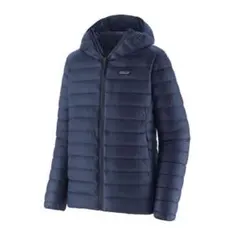 patagonia パタゴニア　ダウン・セーター・フーディ　ネイビー　Sのサムネイル