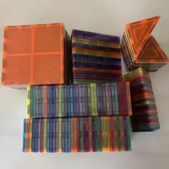 透明な色のパーツ 知育玩具　磁石