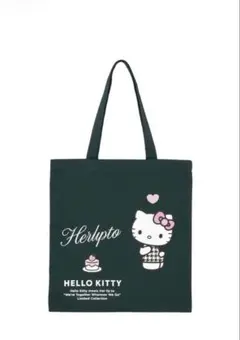 HLT x Hello Kitty Tote Bag トートバッグ グリーン - メルカリ