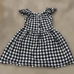 GAP KIDS ギンガムチェック柄 半袖ワンピース M 130