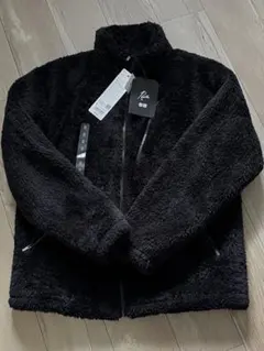 【新品】ユニクロ NEEDLES フリース ボアジャケット S 黒 ニードルス