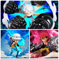 [新品未開封]ONE PIECEワーコレSpecialフィギュア3体+おまけ