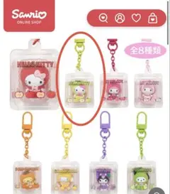 サンリオ　シークレットキーホルダー フルーツデザイン
