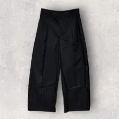 SHEIN/シーイン　フロントタックワイドパンツ　無地　ボトムス　カジュアル　M