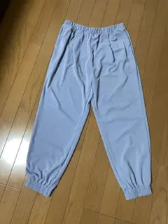 レディース ジョガーパンツ Lサイズ ライトブルー 美品