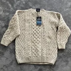 【新品タグ付き】アラン ウーレンミルズ ケーブル編みニット