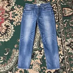 ヘルシーデニム　フリンジ　テーパード　HL58427EW 24 デニムパンツ