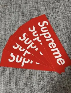 Supreme ステッカー 5枚セット 赤