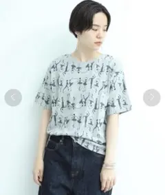 ebonyivory Ballet print ゆるTシャツのサムネイル