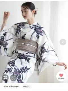 新品　ウタタネ　浴衣3点セット utataneオリジナル 国内染色