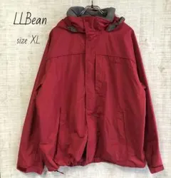 LLBean　エルエルビーン　刺繍ロゴ　ナイロンジャケット　パーカー　XL 古着