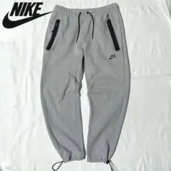 ナイキ テックフリース トラックパンツ L グレー ドローコード 白タグ