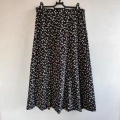 ☆美品☆ PISANO junior 　フラワープリント　フレアスカート　Ｌ