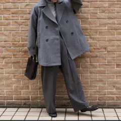 FREAK'S STORE ピーコート グレー